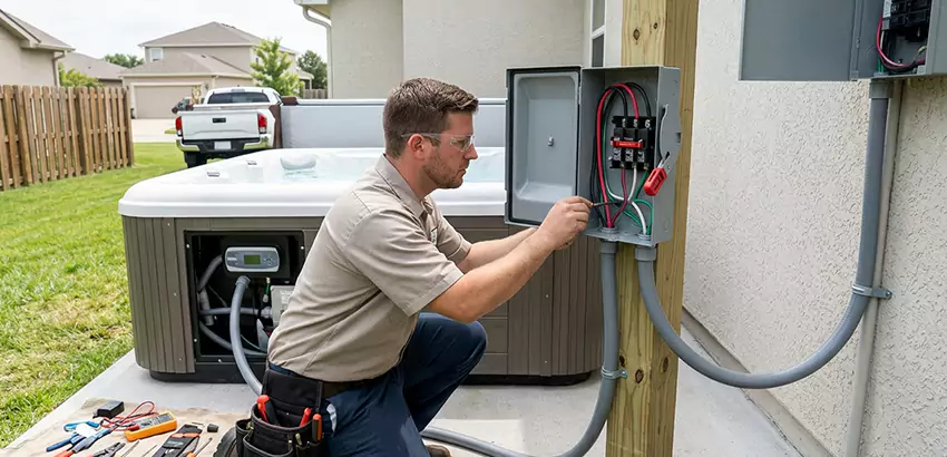 Outdoor Hot Tub Electrical Installation in Ormond Beach