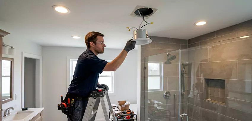 Bathroom and Shower Recessed Lighting Installation in Ormond Beach